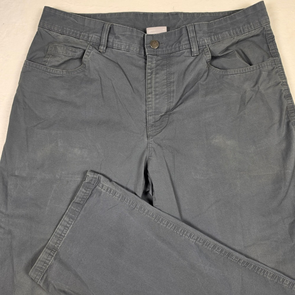 Columbia Mens Regular Fit‎ Straight Leg Chino Pants Charcoal Gray 34x32